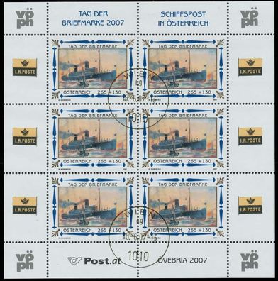 Österreich BLOCK Kleinbogen Nr 2669 gestempelt Kleinbg X223432
