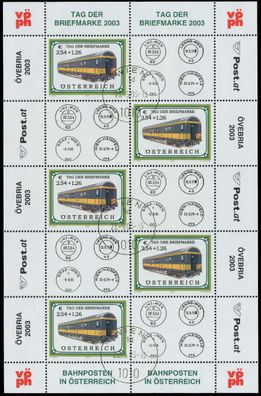 Österreich BLOCK Kleinbogen Nr 2414 gestempelt Kleinbg X22795A