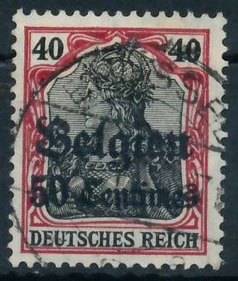 BES. 1WK Landespost Belgien Nr 5II gestempelt X443132