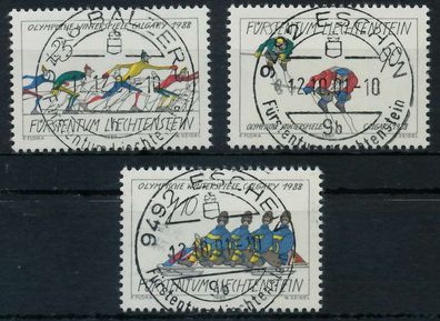 Liechtenstein 1987 Nr 934-936 zentrisch gestempelt X0CDC4A