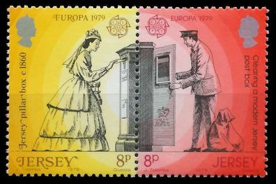 JERSEY 1979 Nr 192A+193A postfrisch WAAGR PAAR SE667BA