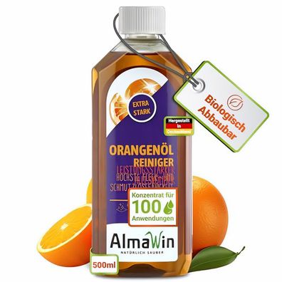 AlmaWin Orangenöl Reiniger Extra Stark 2er Pack - 500.0ml