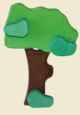 Holzfigur Baum groß Höhe 13cm NEU Figuren Schnitzen Holz Wald Figur Kirche