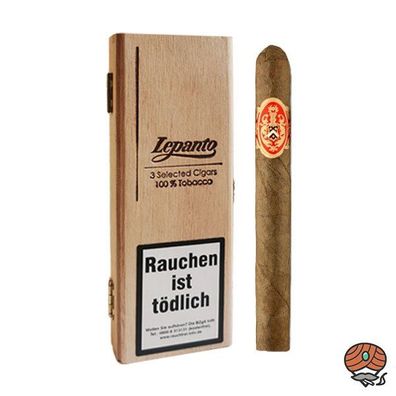 Lepanto 777S Sumatra, 3 Zigarren - Holzschachtel