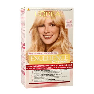 L'Oréal Professionnel Excellence Creme Farbe Creme 10.21 sehr helles Perlblond