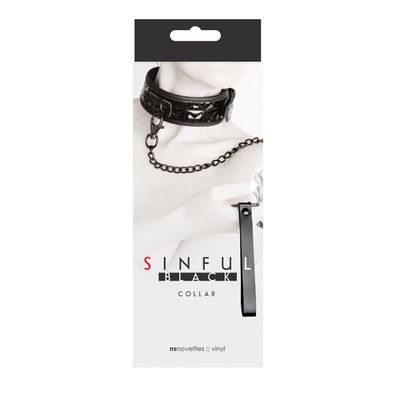Sündiges Halsband Schwarz