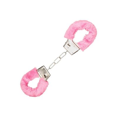 Verspielte Pelzmanschetten Rosa