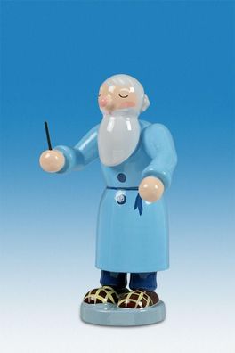 Holzfigur Petrus als Dirigent Höhe 6cm NEU Holzengel Instrument Seiffen Erzgebirg