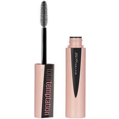 Maybelline, Total Temptation, Volume, Wimperntusche, Decadent Black, 8,6 ml