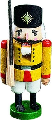 Nussknacker Soldat mit Gewehr Höhe= 8cm NEU Weihnachten Seiffen Nutcracker Nüsse
