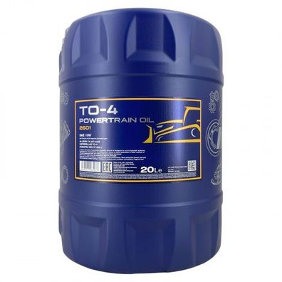 Mannol TO-4 Powertrain 10W Getriebe-Hydrauliköl 20 Liter