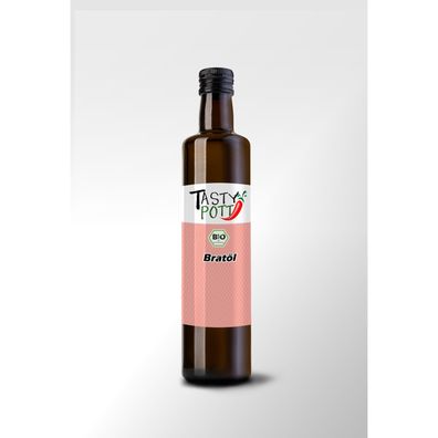 Tasty Pott Bio Bratöl kaltgepresst - in Glasflasche