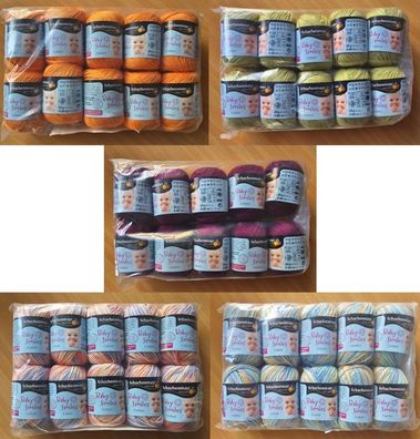 10x 25g Schachenmayr Baby Smiles Cotton Baumwolle stricken häkeln GP 79,80€/kg
