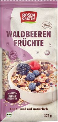 6x Rosengarten Waldbeeren-Früchte-Müsli 375g