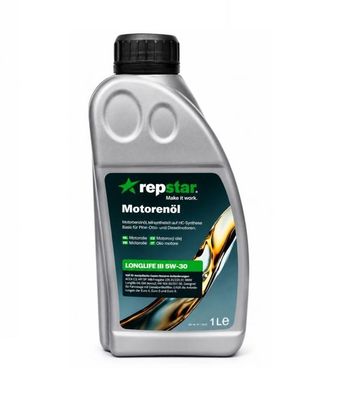 Repstar Motorenöl Longlife III 5W30, 1 Liter