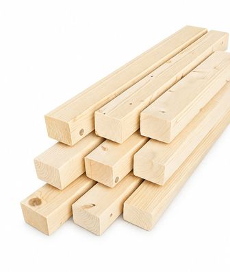 KVH Nsi 6 x 8 cm Fichte gehobelt Dachlatten Bauholz Konterlatte Holz bis 4 m