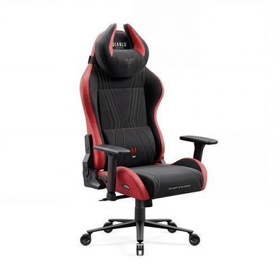 Gaming-Sessel aus Stoff in Schwarz und Rot Diablo X-Horn 2.0 Standardausführung