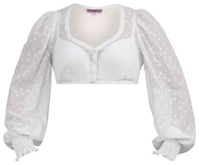 Dirndlbluse Fensterbach ecru