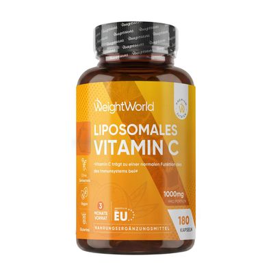 Liposomales Vitamin C - 1000mg Vit C, 100mg Sonnenblumenphospholipide