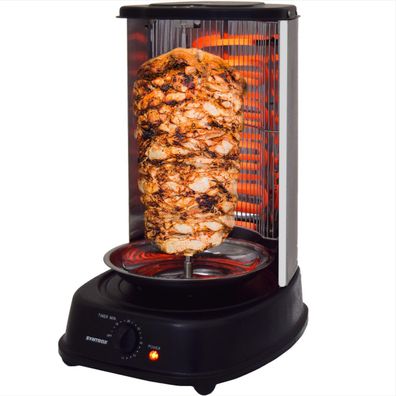 Schaschlikgrill Plumos | Rotisserie | Hähnchengrill | Gyrosgrill | Dönergrill