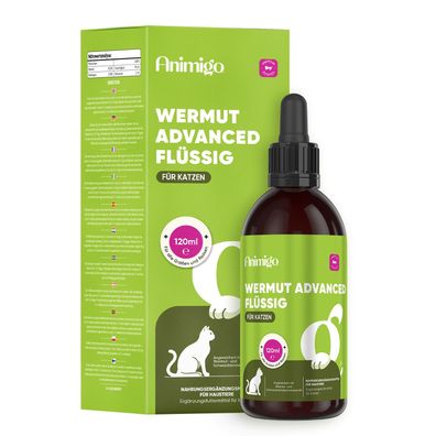 Animigo Wermut Tropfen für Katzen - 120ml