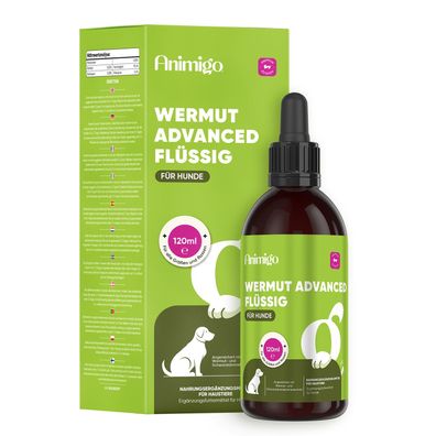 Animigo Wermut Tropfen für Hunde - 120ml