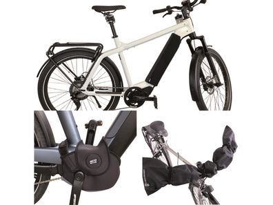 NC-17 Connect E-Bike Cover 3er Set schwarz (1x Motor Cover 4.0, 1x Unterrohr-Therm
