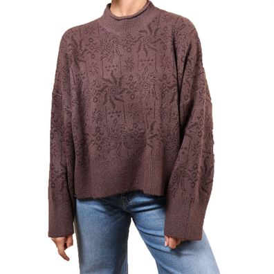 OXBOW Women Strick Pullover Shuriken Jacquard raisin
