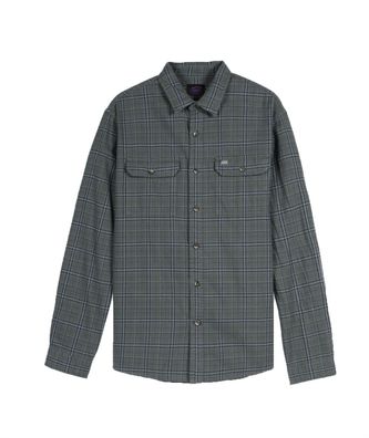 OXBOW Hemd Cliff Yarn Dyed Checks pewter