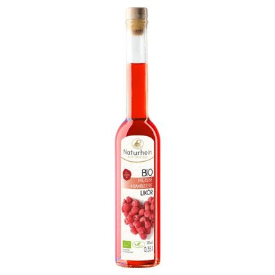 Bio Himbeerlikör 0,35l 18% Vol. Himbeer Likör 20% Fruchtsaft vegan handgemacht