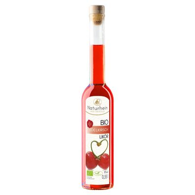 Bio Kirschlikör 0,35l 18% Vol. Kirsch Likör 20% Fruchtsaft vegan handgemacht