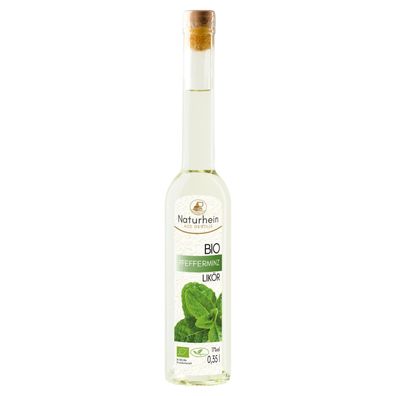 Bio Pfefferminzlikör 0,35l 17% Vol. Minzlikör Pfefferminz vegan handgemacht Shot