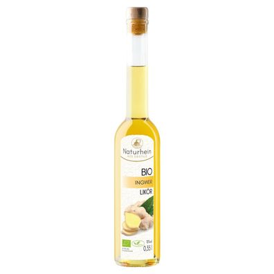 Bio Ingwerlikör 0,35l 18% Vol. Ingwer Likör scharf vegan handgemacht Manufaktur