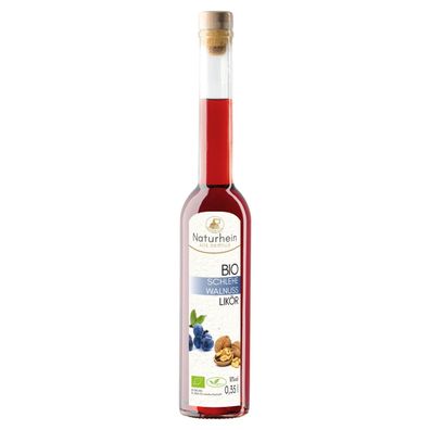 Bio Schlehenlikör Walnusslikör 0,35l 18% Vol. Schlehe Walnuss vegan handgemacht