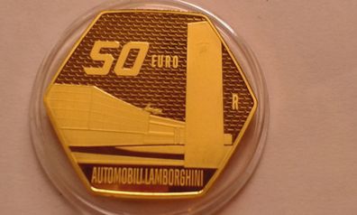 Original 50 euro 2025 Italien Lamborghini PP 1 Unze Gold 999er