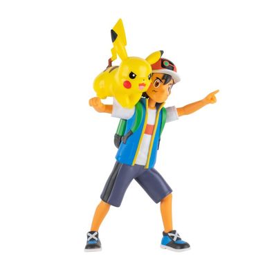 Pokemon - Battle Feature Figur - Ash & Pikachu W10 (PKW2473)