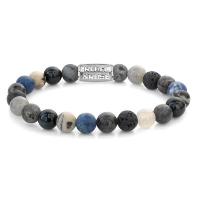 Rebel & Rose Schmuck Herren-Armband Mountain High 8 mm RR-80114-S