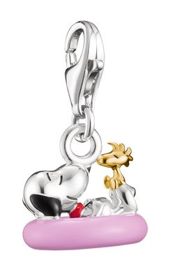 Thomas Sabo Schmuck Charm Snoopy Woodstock und Schwimmring 925 Silber 2244-427-7