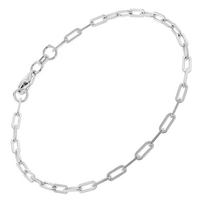 trendor Schmuck Damen-Armband 925 Silber Rhodiniert 2,5 mm breit 31245