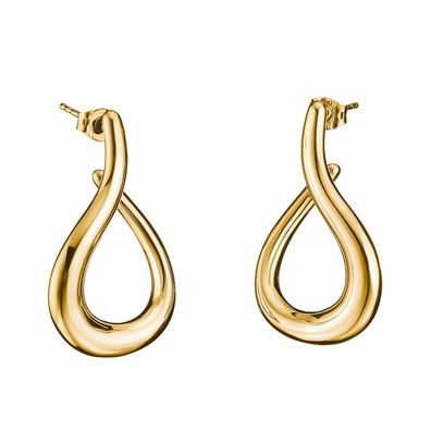 Thomas Sabo Schmuck Damen-Ohrringe Creolen Geschwungen Vergoldet CR769-M01-39