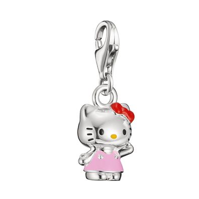 Thomas Sabo Schmuck Charm Winkende Hello Kitty Pink 2250-M06-7
