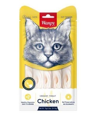 WANPY für Katzen Creamy Treat Chicken 70 g Huhn
