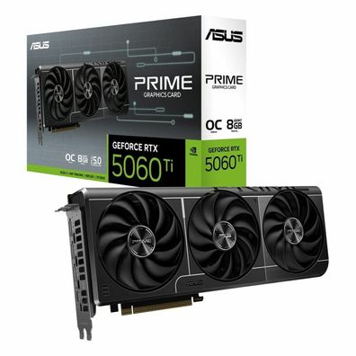 GeForce RTX 5060 Ti PRIME OC 8GB, Grafikkarte (DLSS 4, 3x DisplayPort, 1x HDMI 2.1)