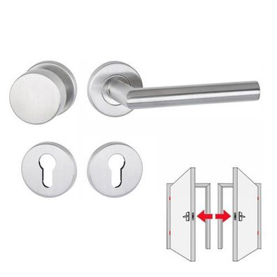 Aptec 1802/2073/3127 Wechselgarnitur Rosettengarnitur Edelstahl matt PZ