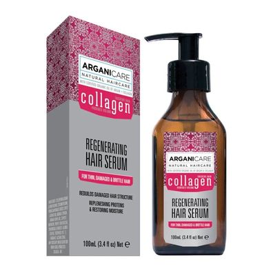 Arganicare, Kollagen, Haarserum, reparierend und regenerierend, 100 ml