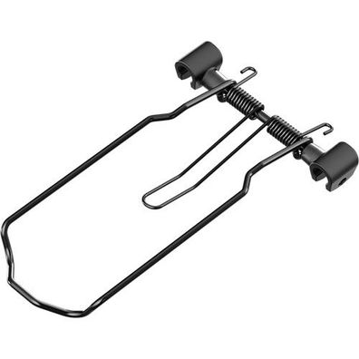 Federklappe Clampit 2.0, Racktime, schwarz, B=96 mm, Ø=14 mm