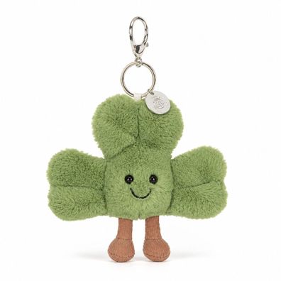 Jellycat Amuseables Siofra Shamrock Taschenanhänger Kleeblatt grün