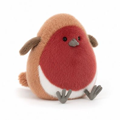 Jellycat Plum Robin Kuscheltier Vogel Rotkehlchen