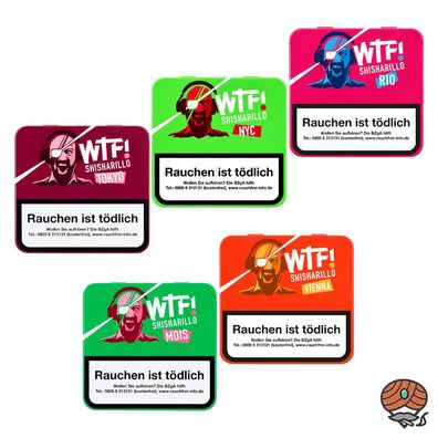 WTF! Filter Shisharillos Probierset 5x 20 Stück