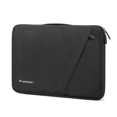 Wozinsky WTNP-17B Laptoptasche 17 Zoll mit Griff und Frontfach Schwarz